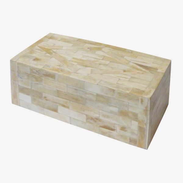 Caja hueso rectangular