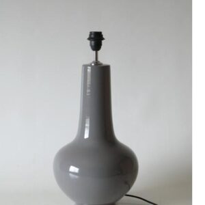Pie lámpara cerámica de color gris