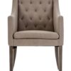sillon tapizado color gris