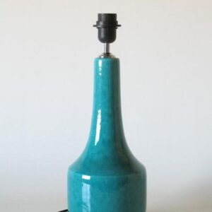 Pie lámpara cerámica de color azul